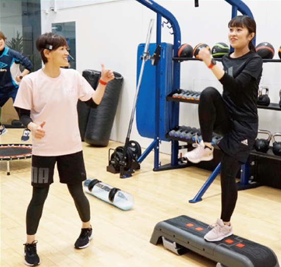 トレーナーにも相談しやすい環境