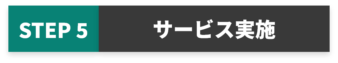 サービス実施